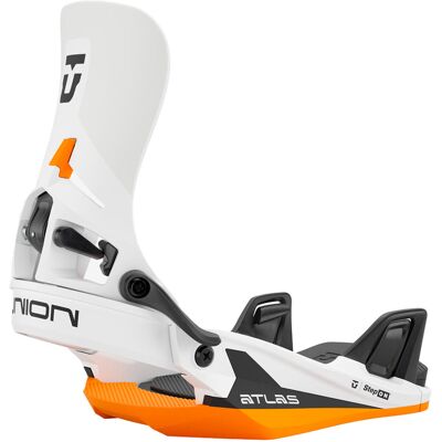 Union - Fixations de snowboard all-mountain à entrée rapide - Atlas Step On White Orange pour Homme - Taille 44-46 - Blanc - Publicité Union - Fixations de snowboard all-mountain à entrée rapide - Atlas Step On White Orange pour Homme - Taille 44-46 - Blanc - Publicité