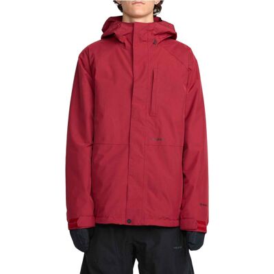 Volcom - Veste de snowboard en GORE-TEX ePE - Dua Insulated Gore-Tex Jacket Burnt Red pour Homme - Taille S - Rouge - Publicité Volcom - Veste de snowboard en GORE-TEX ePE - Dua Insulated Gore-Tex Jacket Burnt Red pour Homme - Taille S - Rouge - Publicité
