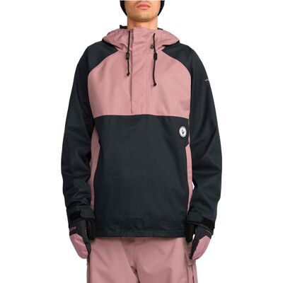 Volcom - Veste de snow imperméable et respirante - Hossegor 20K Pullover Jacket Mauve pour Homme - Taille M - Violet - Publicité Volcom - Veste de snow imperméable et respirante - Hossegor 20K Pullover Jacket Mauve pour Homme - Taille M - Violet - Publicité