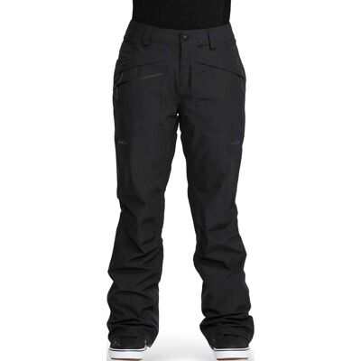 Volcom - Pantalon de snow imperméable et respirant en GORE-TEX ePE - Kanyon Insulated Gore-Tex Pant W Black pour Femme - Taille L - Noir - Publicité Volcom - Pantalon de snow imperméable et respirant en GORE-TEX ePE - Kanyon Insulated Gore-Tex Pant W Black pour Femme - Taille L - Noir - Publicité
