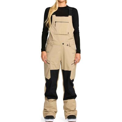 Volcom - Salopette de snow imperméable et respirant en GORE-TEX ePE- Femme - Ash Stretch Gore-Tex Bib Overall W Oatmeal pour Femme - Taille XS - - Publicité Volcom - Salopette de snow imperméable et respirant en GORE-TEX ePE- Femme - Ash Stretch Gore-Tex Bib Overall W Oatmeal pour Femme - Taille XS - - Publicité