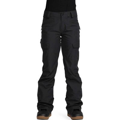Volcom - Pantalon de snow imperméable et respirant en GORE-TEX ePE - Stonelark Gore-Tex Pant W Black pour Femme - Taille M - Noir - Publicité Volcom - Pantalon de snow imperméable et respirant en GORE-TEX ePE - Stonelark Gore-Tex Pant W Black pour Femme - Taille M - Noir - Publicité