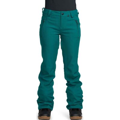 Volcom - Pantalon de snow imperméable et respirant - Genus Stretch Pant W Atlantic Deep pour Femme - Taille S - Vert - Publicité Volcom - Pantalon de snow imperméable et respirant - Genus Stretch Pant W Atlantic Deep pour Femme - Taille S - Vert - Publicité