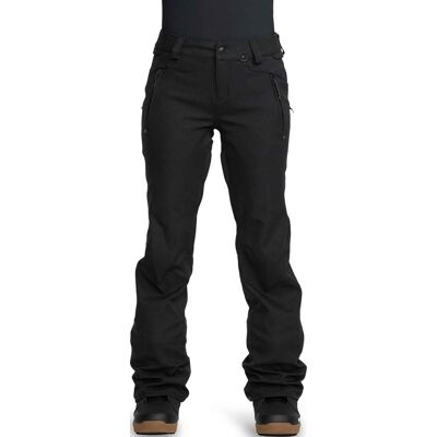 Volcom - Pantalon de snow imperméable et respirant - Genus Stretch Pant W Black pour Femme - Taille S - Noir - Publicité Volcom - Pantalon de snow imperméable et respirant - Genus Stretch Pant W Black pour Femme - Taille S - Noir - Publicité
