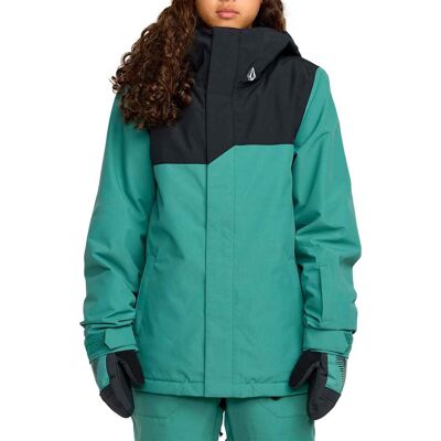 Volcom - Veste de snow - Stone.91 Insulated Jacket Spruce Green en Matières Recyclées - Taille Enfant M - Vert - Publicité Volcom - Veste de snow - Stone.91 Insulated Jacket Spruce Green en Matières Recyclées - Taille Enfant M - Vert - Publicité