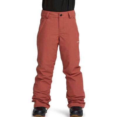 Volcom - Pantalon de snow imperméable et respirant - Frostique Insulated Pant Henna - Taille Enfant XS - Rouge - Publicité Volcom - Pantalon de snow imperméable et respirant - Frostique Insulated Pant Henna - Taille Enfant XS - Rouge - Publicité