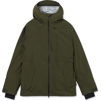 Volcom - Veste de ski/snowboard en GORE-TEX® ePE - Tester 3L Gore-Tex Jacket Dark Green - Taille M - Vert - Publicité Volcom - Veste de ski/snowboard en GORE-TEX® ePE - Tester 3L Gore-Tex Jacket Dark Green - Taille M - Vert - Publicité