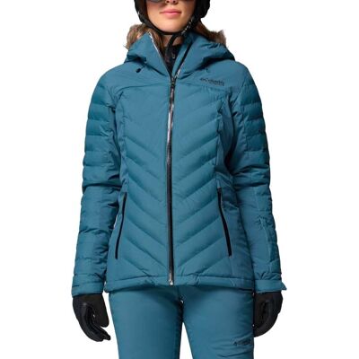 Columbia - Veste de ski isolée et respirante - Bird Mountain III Insulated Jacket Everblue pour Femme - Taille S - Bleu - Publicité Columbia - Veste de ski isolée et respirante - Bird Mountain III Insulated Jacket Everblue pour Femme - Taille S - Bleu - Publicité