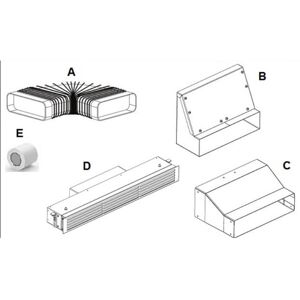 Kit de montage pour hotte Scholtes CU003963 - Compatible avec SOTH1900B - Publicité Kit de montage pour hotte Scholtes CU003963 - Compatible avec SOTH1900B - Publicité