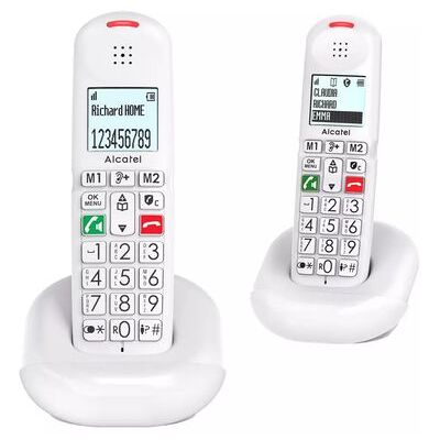 ALCATEL XL685DUOBLANC Téléphone sans fil - Téléphone - Publicité ALCATEL XL685DUOBLANC Téléphone sans fil - Téléphone - Publicité