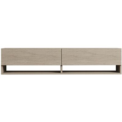 Hanah Home Arges Unité TV en Travertin - Mobilier salon - Publicité Hanah Home Arges Unité TV en Travertin - Mobilier salon - Publicité