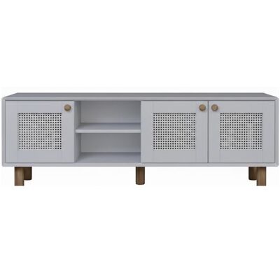 CONCEPT1 Boheme 1600-144 blanc 160 x 40 x h56 cm - Publicité CONCEPT1 Boheme 1600-144 blanc 160 x 40 x h56 cm - Publicité