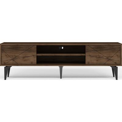 CONCEPT1 Brendon noyer 160 x 29,6 x h48,2 cm - Publicité CONCEPT1 Brendon noyer 160 x 29,6 x h48,2 cm - Publicité