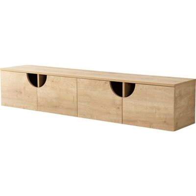 CONCEPT1 Grotte chene saphir 180 x 35 x h35 cm - Publicité CONCEPT1 Grotte chene saphir 180 x 35 x h35 cm - Publicité