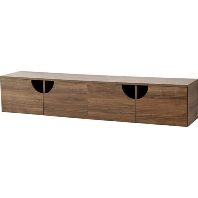CONCEPT1 Grotte noyer 180 x 35 x h35 cm - Publicité CONCEPT1 Grotte noyer 180 x 35 x h35 cm - Publicité