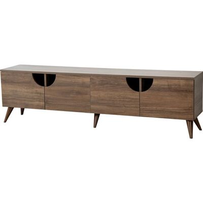 CONCEPT1 Grotte noyer v2 noyer 180 x 35 x h50 cm - Publicité CONCEPT1 Grotte noyer v2 noyer 180 x 35 x h50 cm - Publicité