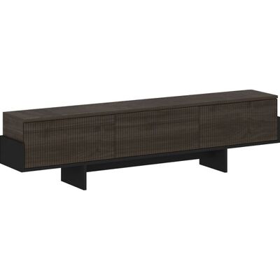 CONCEPT1 Hege noyer noir 180 x 30 x h44,6 cm - Publicité CONCEPT1 Hege noyer noir 180 x 30 x h44,6 cm - Publicité