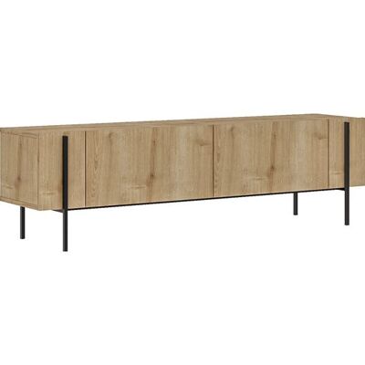 Hanah Home Herman Meuble TV - Brun - 160cm - 45,6cm - Type TV - Publicité Hanah Home Herman Meuble TV - Brun - 160cm - 45,6cm - Type TV - Publicité