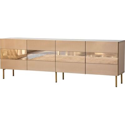 CONCEPT1 Leon bronze or 180 x 35 x h59 cm - Publicité CONCEPT1 Leon bronze or 180 x 35 x h59 cm - Publicité