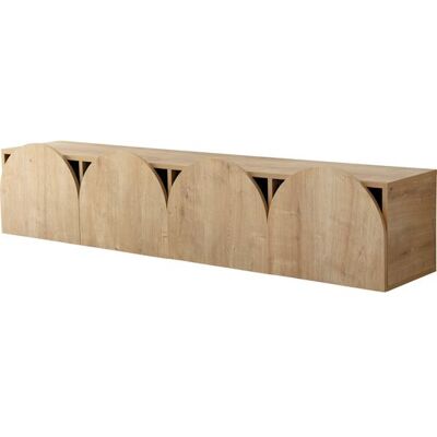 MESTA Meuble TV Moderne Chêne - Spacieux, Durable, 180cm - Publicité MESTA Meuble TV Moderne Chêne - Spacieux, Durable, 180cm - Publicité