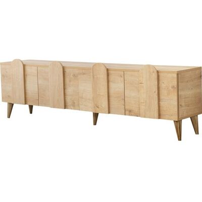 CONCEPT1 New line chene saphir v2 180 x 35 x h50 cm - Publicité CONCEPT1 New line chene saphir v2 180 x 35 x h50 cm - Publicité