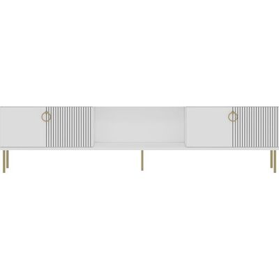 CONCEPT1 Paye blanc 180 x 30 x h45 cm - Publicité CONCEPT1 Paye blanc 180 x 30 x h45 cm - Publicité