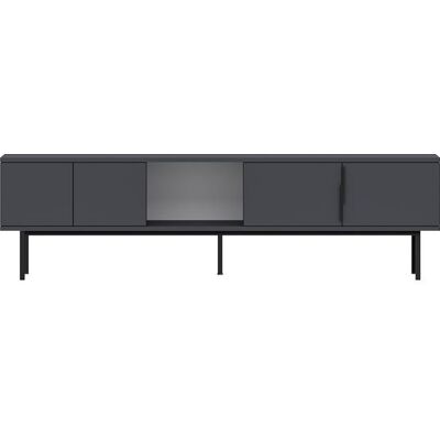 CONCEPT1 Ramsey anthracite 180 x 29,6 x h50 cm - Publicité CONCEPT1 Ramsey anthracite 180 x 29,6 x h50 cm - Publicité
