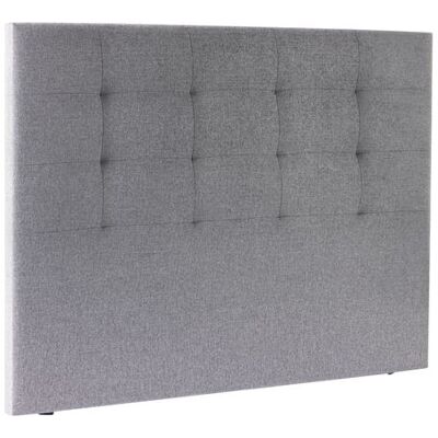 Tête de lit rembourrée gris clair Thera de Bultex - Tête de lit - Publicité Tête de lit rembourrée gris clair Thera de Bultex - Tête de lit - Publicité