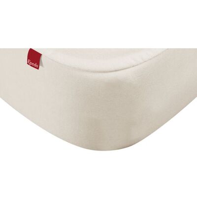 Epeda - Drap housse 2 en 1 - 120x190/200 - écru - Fitted sheet - Publicité Epeda - Drap housse 2 en 1 - 120x190/200 - écru - Fitted sheet - Publicité