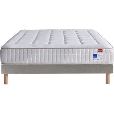 EPEDA Beau Dormir 0920, Sommier ferme Taupe+ Pieds - Publicité EPEDA Beau Dormir 0920, Sommier ferme Taupe+ Pieds - Publicité