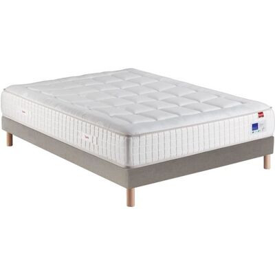 EPEDA Beau Dormir 1420, Sommier ferme Taupe + Pieds - Publicité EPEDA Beau Dormir 1420, Sommier ferme Taupe + Pieds - Publicité