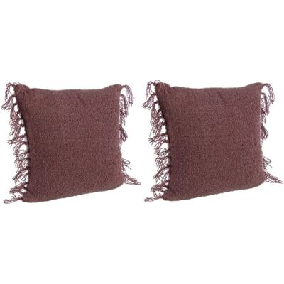 CONCEPT1 Lot de 2C. Fatima bordeaux 45x45 cm - Publicité CONCEPT1 Lot de 2C. Fatima bordeaux 45x45 cm - Publicité