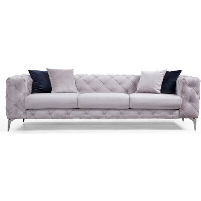 Canapé 3 places Atelier Del Como Gris Clair - Sofa - Publicité Canapé 3 places Atelier Del Como Gris Clair - Sofa - Publicité