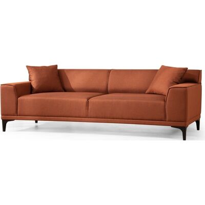 Atelier Del Sofa Petra 3 - Orange - Canapé - Publicité Atelier Del Sofa Petra 3 - Orange - Canapé - Publicité
