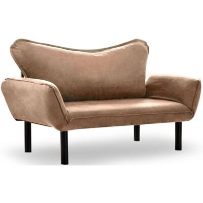 Atelier del Sofa Canapé-Lit 2 places Chatto - Marron clair - Publicité Atelier del Sofa Canapé-Lit 2 places Chatto - Marron clair - Publicité