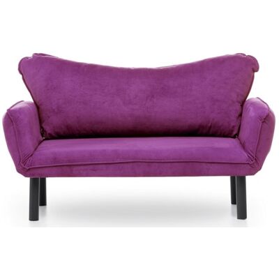 Atelier del Sofa Canapé-Lit 2 Places - Violet - Publicité Atelier del Sofa Canapé-Lit 2 Places - Violet - Publicité