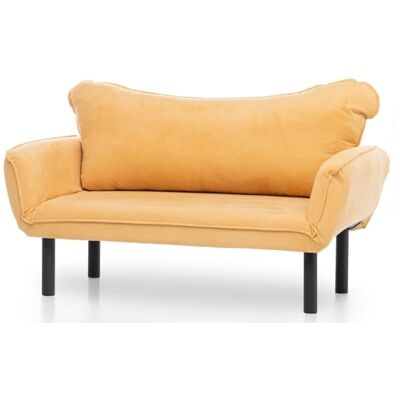 Atelier del Sofa Moutarde Canapé-Lit 2 Places Chatto - Publicité Atelier del Sofa Moutarde Canapé-Lit 2 Places Chatto - Publicité