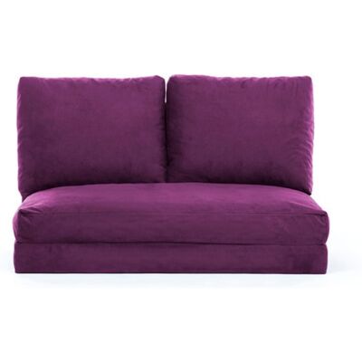Canapé-Lit 2 Places Atelier del Sofa Taida Violet - Publicité Canapé-Lit 2 Places Atelier del Sofa Taida Violet - Publicité