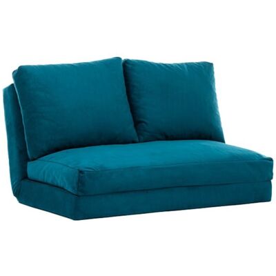 Atelier del Sofa Canapé-lit 2 places Taida - Vert pétrole - Canapé-Lit - Publicité Atelier del Sofa Canapé-lit 2 places Taida - Vert pétrole - Canapé-Lit - Publicité