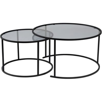 Aurum Ensemble de Tables Basses - Set de Tables de Salon - Publicité Aurum Ensemble de Tables Basses - Set de Tables de Salon - Publicité