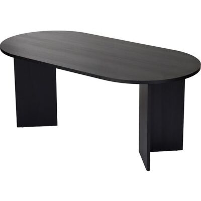 CONCEPT1 Sablin bois noir 180 x 90 x h75 - Publicité CONCEPT1 Sablin bois noir 180 x 90 x h75 - Publicité