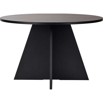 CONCEPT1 Virella bois noir 120 x 120 x h75 - Publicité CONCEPT1 Virella bois noir 120 x 120 x h75 - Publicité