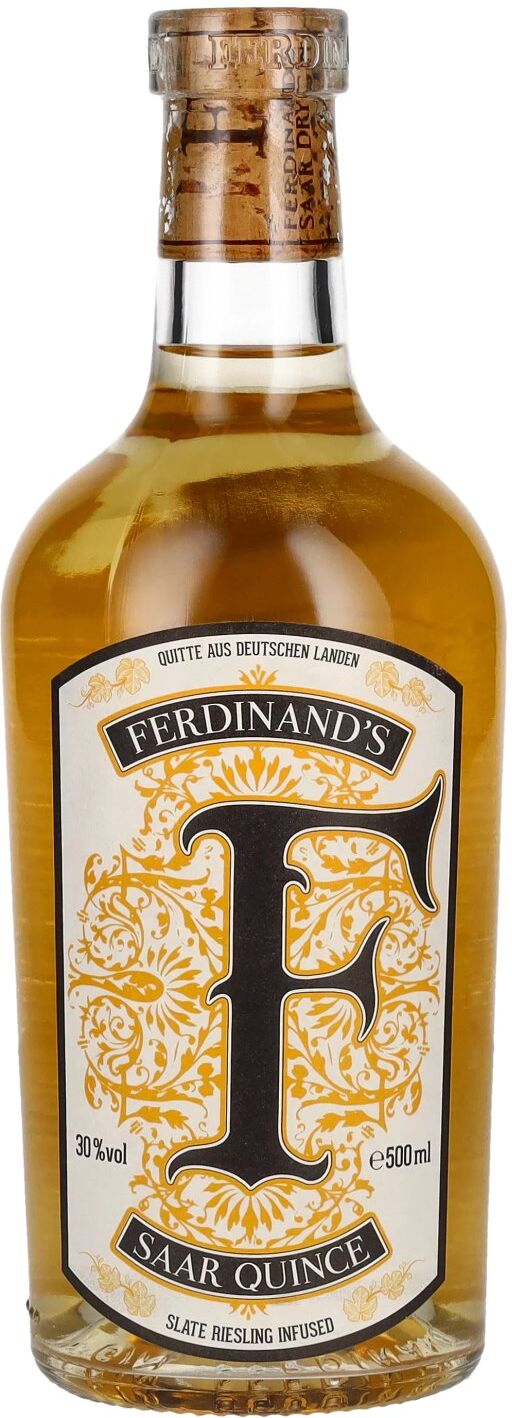 Le Ferdinand's Saar Quince est une eau-de-vie de fruits exceptionnelle qui allie l'intensité rafraîchissante et fruitée du coing au savoir-faire raffiné de la distillerie allemande Ferdinand's Saar. Avec une teneur en alcool de 30% vol, ce brandy Qui Couleur : jaune paille avec de légers reflets dorés. Nez : Arômes intenses de coings frais, accompagnés d'une note florale discrète et d'une légère douceur fruitée. Goût : Frais et vif, avec un arôme clair de coing, une fine acidité et une douceur image