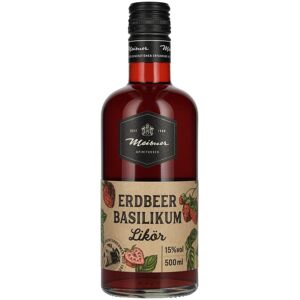 Liqueur fraise et basilic Meisner - Équilibre fruité et herbacé - 15% Vol. Publicité Liqueur fraise et basilic Meisner - Équilibre fruité et herbacé - 15% Vol. Publicité