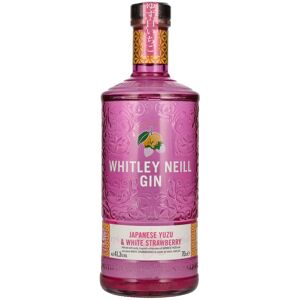 Whitley Neill Gin Whitley Neill JAPANESE YUZU & WHITE STRAWBERRY GIN 41,3% Vol. 0,7l - Publicité Whitley Neill Gin Whitley Neill JAPANESE YUZU & WHITE STRAWBERRY GIN 41,3% Vol. 0,7l - Publicité