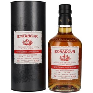 Whisky Edradour Edradour 11 Years Old ST. MICHAEL-EPPAN Cabernet Sauvignon Cask #2 2012 48,2% Vol. 0,7l en boîte cadeau - Publicité Whisky Edradour Edradour 11 Years Old ST. MICHAEL-EPPAN Cabernet Sauvignon Cask #2 2012 48,2% Vol. 0,7l en boîte cadeau - Publicité