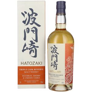 Hatozaki Whisky Hatozaki Triple Cask Reserve Malt Whisky 46% Vol. 0,7l en boîte cadeau - Publicité Hatozaki Whisky Hatozaki Triple Cask Reserve Malt Whisky 46% Vol. 0,7l en boîte cadeau - Publicité