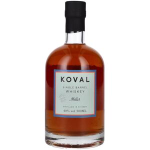Koval Gin Koval MILLET Single Barrel Whiskey 40% Vol. 0,5l - Publicité Koval Gin Koval MILLET Single Barrel Whiskey 40% Vol. 0,5l - Publicité