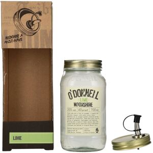 O'Donnell Moonshine LIME Likör 20% Vol. 0,7l en boîte cadeau avec Bec verseur - Publicité O'Donnell Moonshine LIME Likör 20% Vol. 0,7l en boîte cadeau avec Bec verseur - Publicité