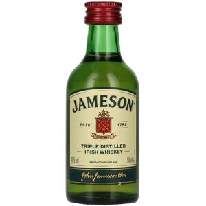 Jameson Whiskey Jameson Triple Distilled Irish Whiskey 40% Vol. 0,05l - Publicité Jameson Whiskey Jameson Triple Distilled Irish Whiskey 40% Vol. 0,05l - Publicité